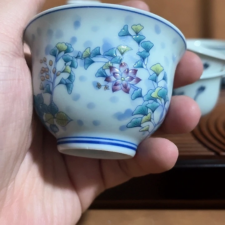 4个斗彩主人杯注意品质