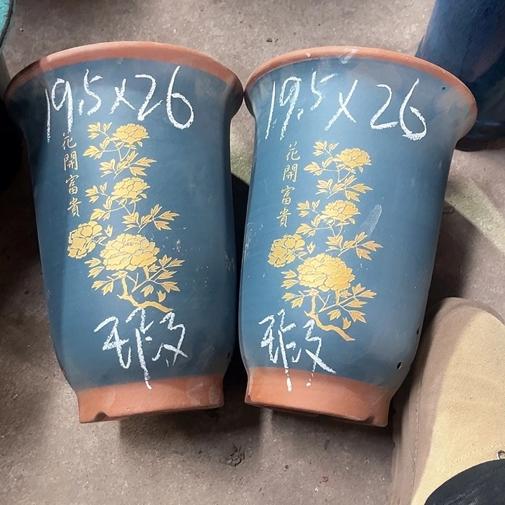 紫砂花盆慎**初宜兴紫砂花盆