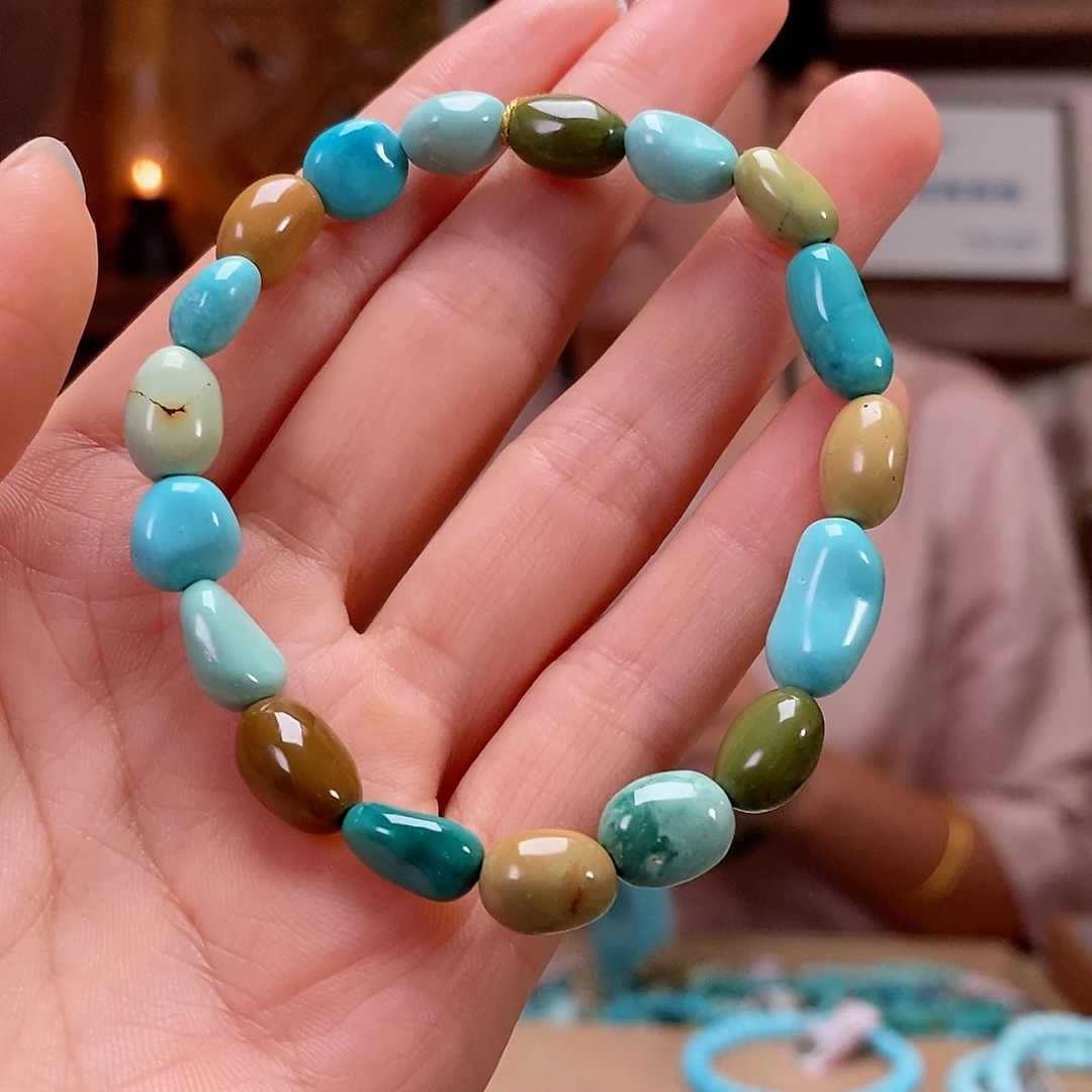 未镶嵌绿松石珠宝奇石