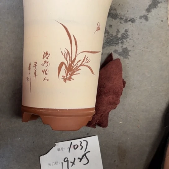 紫砂花盆紫砂艺术花盆