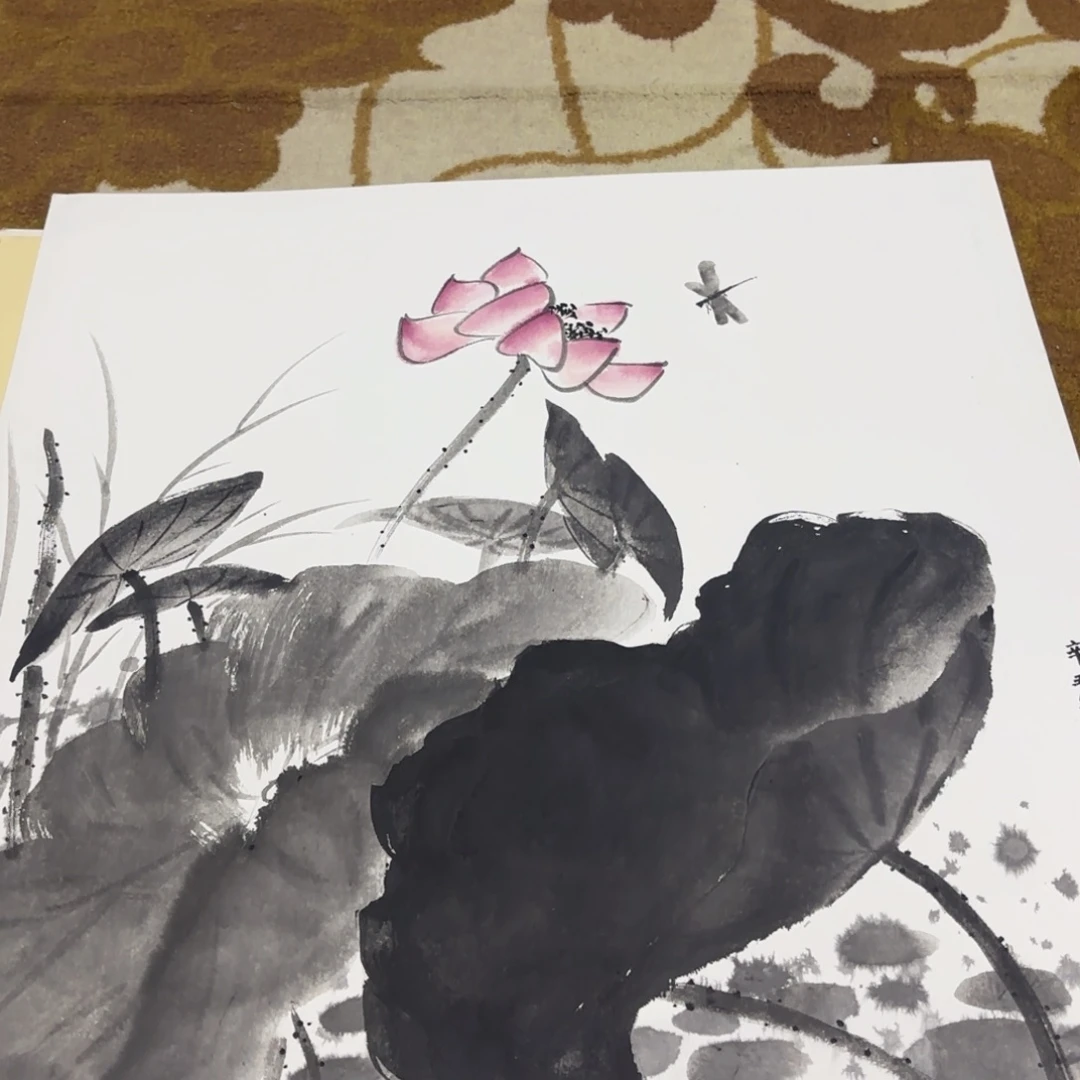 国画赵铁卡纸作品艺