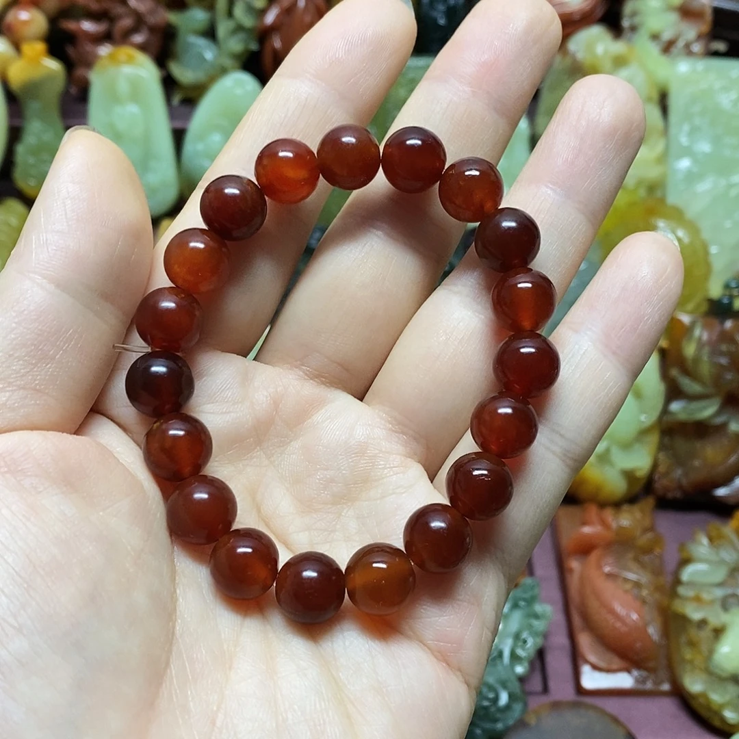 蛇纹石玉未镶嵌手链