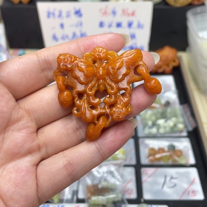 老***汤蛇纹石玉合金颈饰