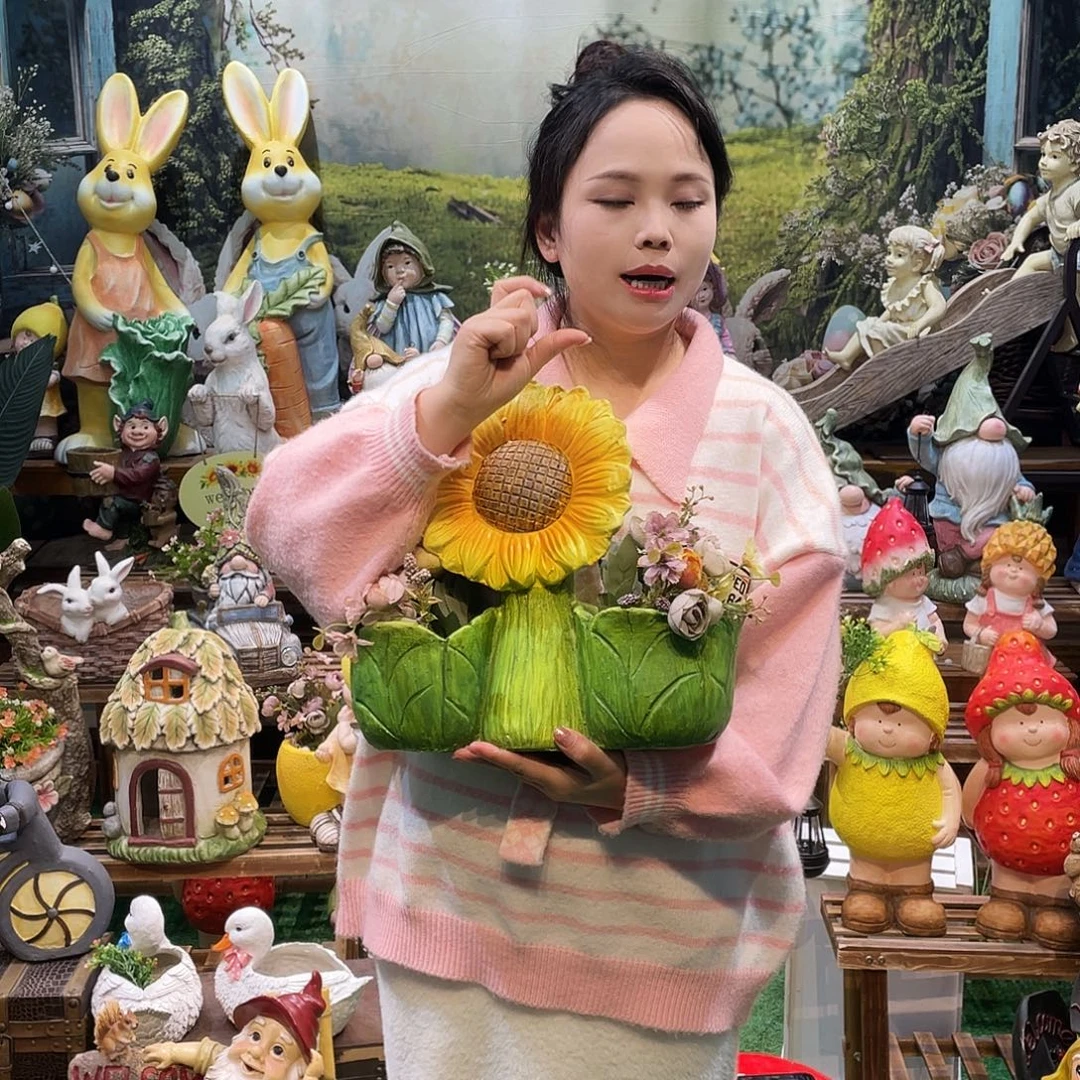 摆件花园摆件红红火火