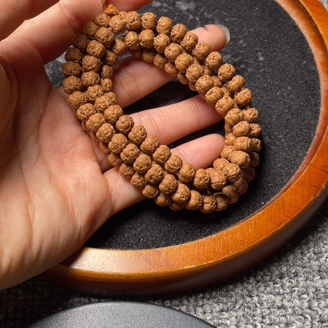 金刚菩提手串別****火定制级精品佛手尺寸6.9