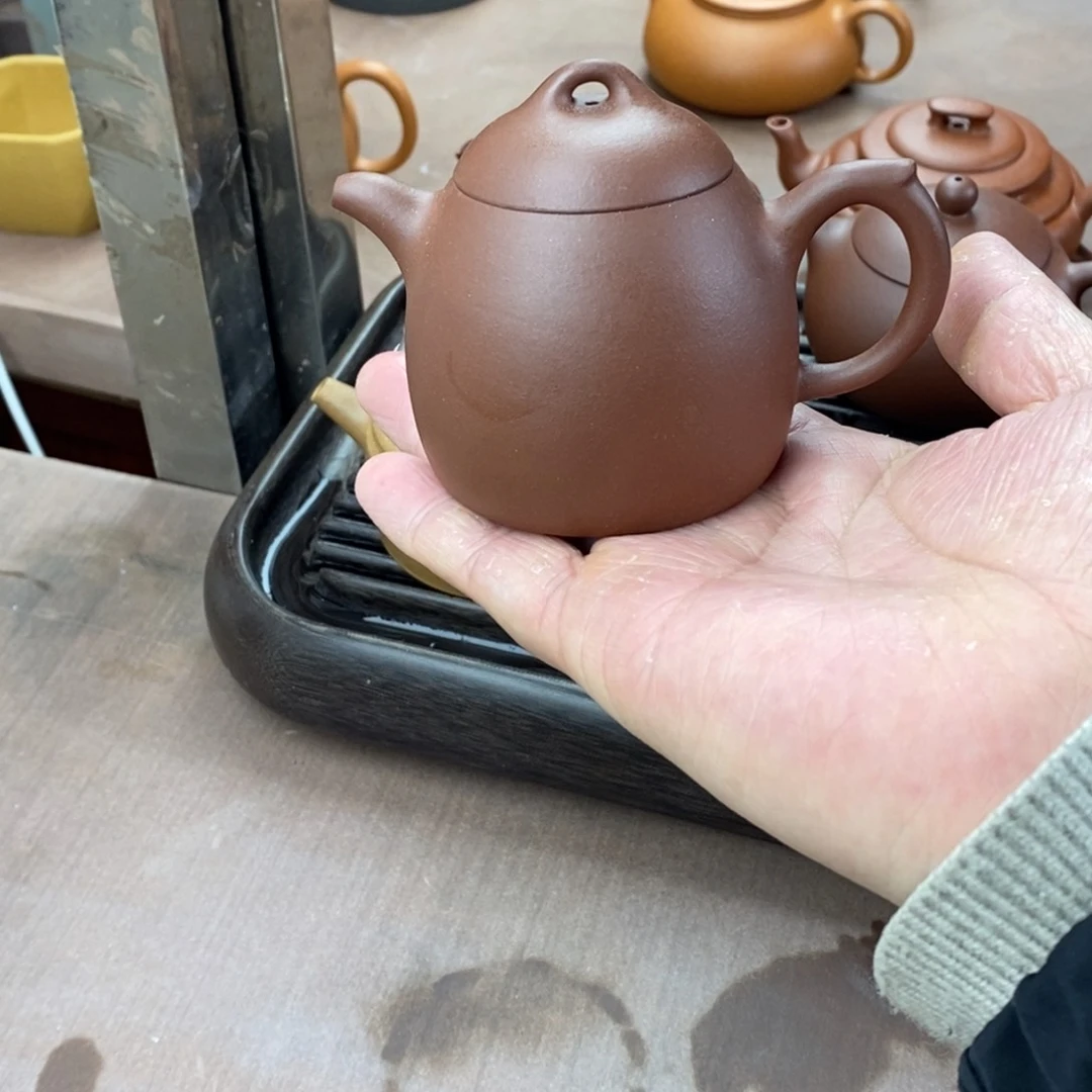 紫砂茶壶紫砂壶秦权微瑕