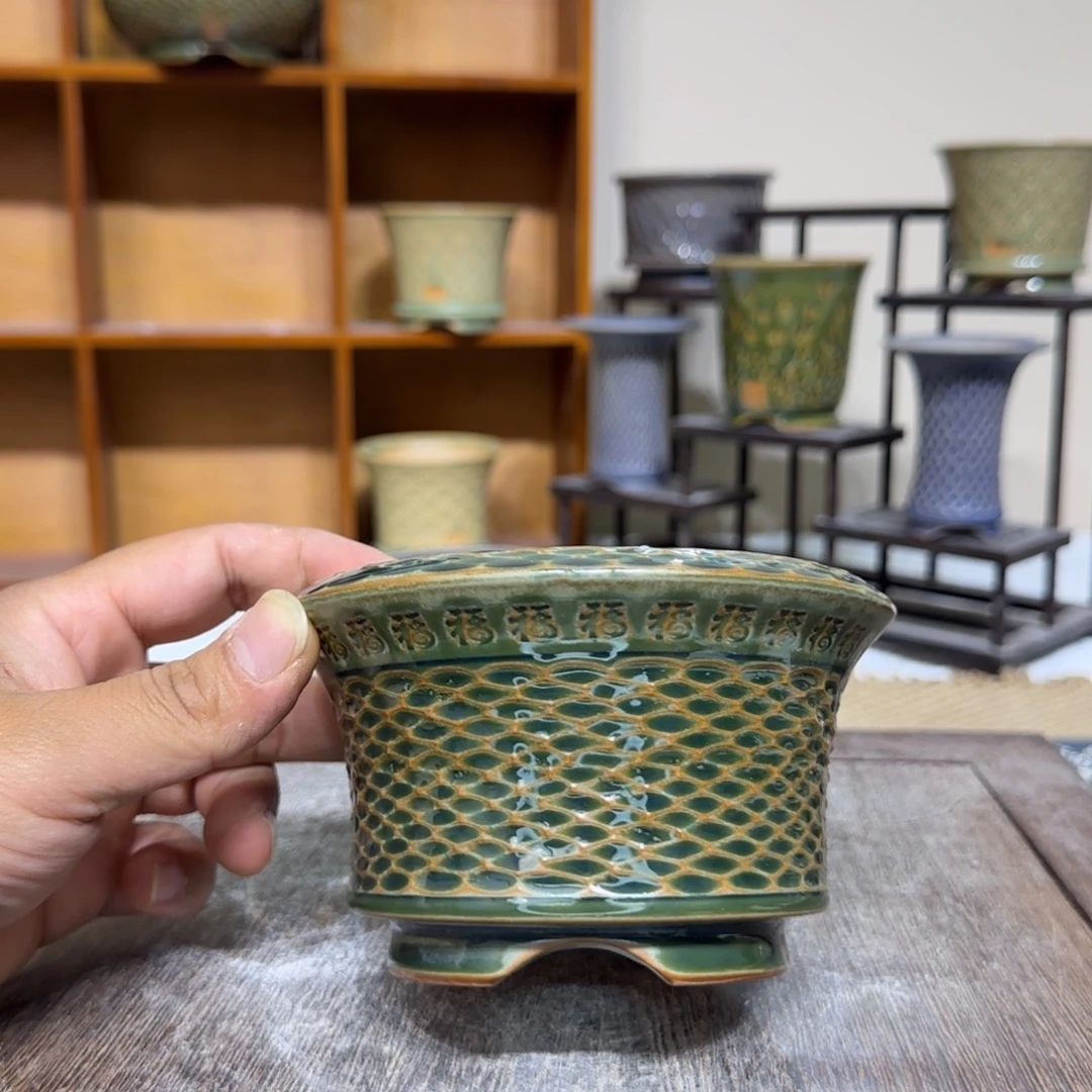 手工花盆 050 内口口径 10.5 cm