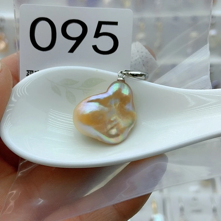 淡水珍珠颈饰银S925镶嵌