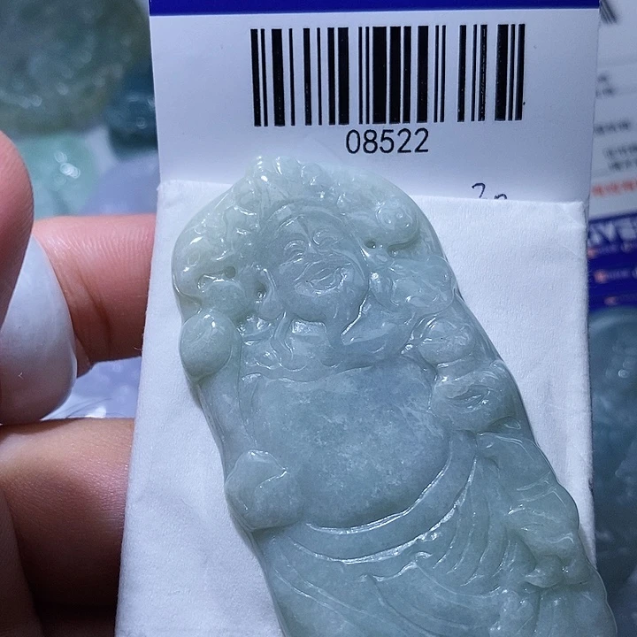 翡翠未镶嵌挂件天光墟翡翠市场现金代购