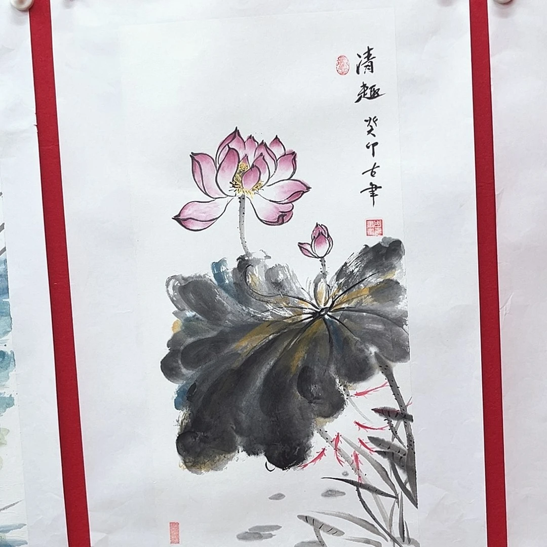 国画古书老师68.34绘画有拖地