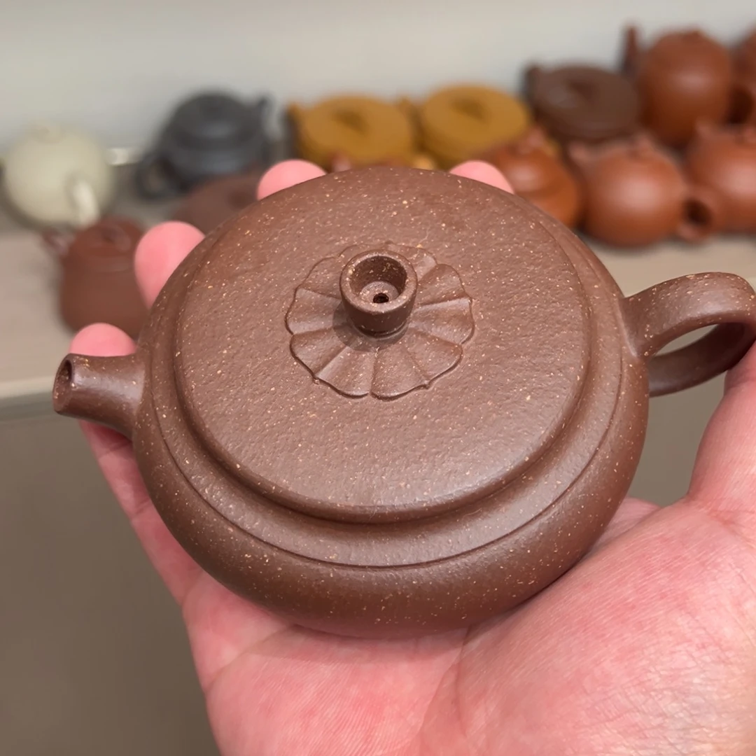 茶壶紫砂150cc天青梵莲