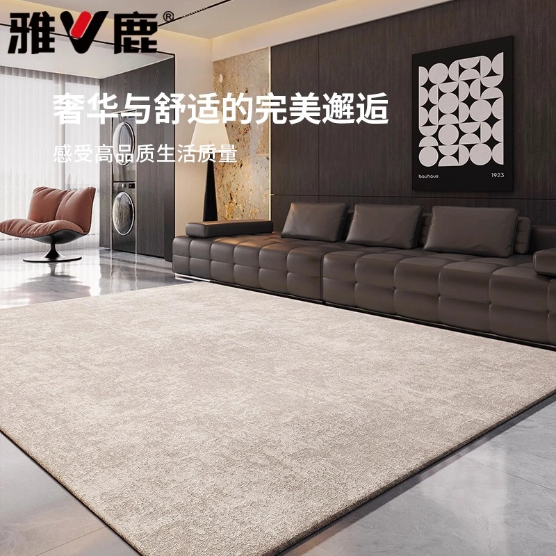 地毯客厅2025新款轻奢高级地垫大面积全铺沙发茶几免洗可擦脚垫子