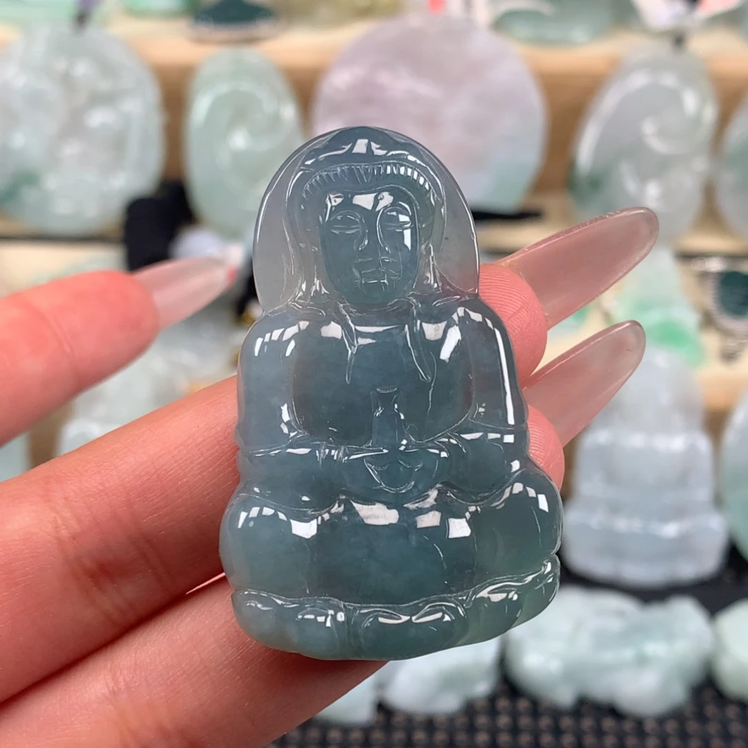 翡翠未镶嵌颈饰天然翡翠