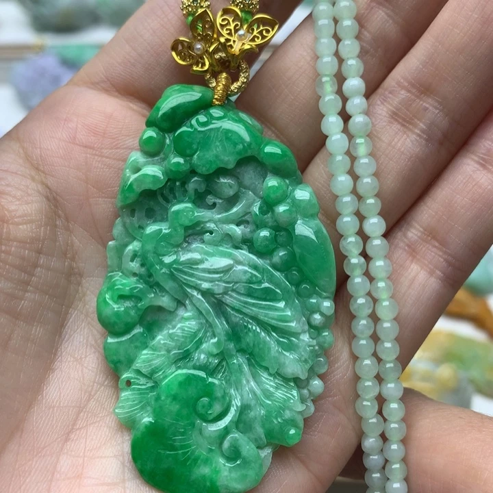 颈饰未镶嵌翡翠翡翠