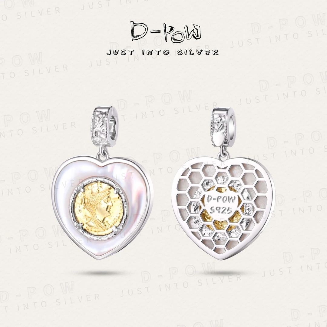 灯小炮 吊坠925银贝壳 Surrey park（萨里花园）古币系列吊坠（9605）