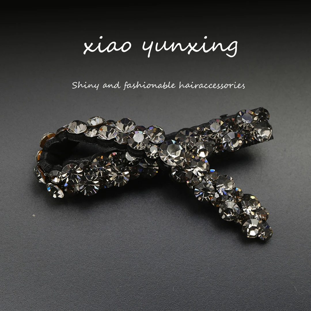 简约头饰网红日式发夹千金风饰品法式鸭嘴夹边夹妈妈发饰韩版