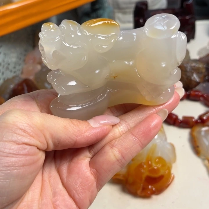 玛瑙/玉髓未镶嵌吊坠(不含链)