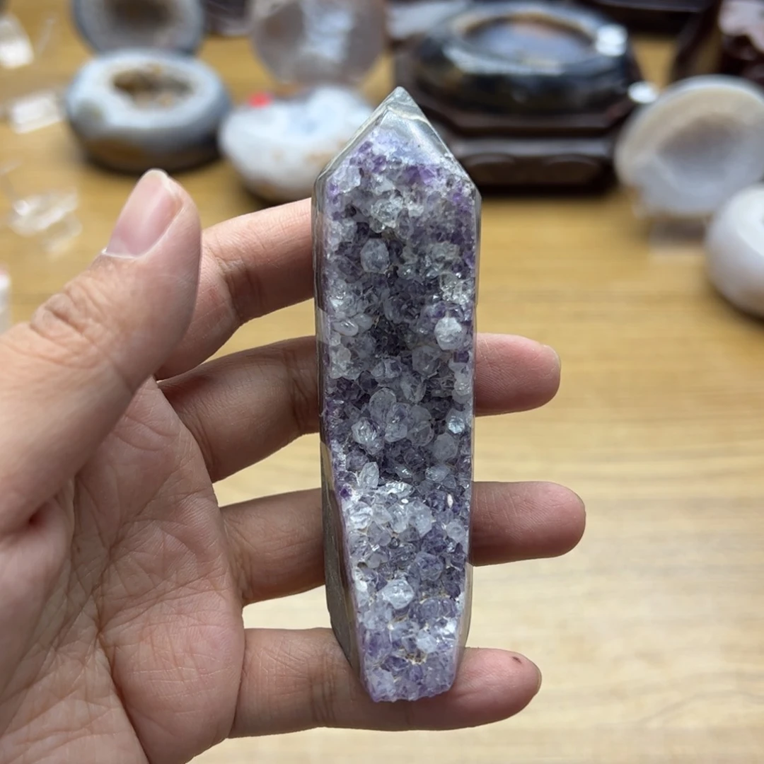 水晶水晶无镶嵌未镶嵌柱子70