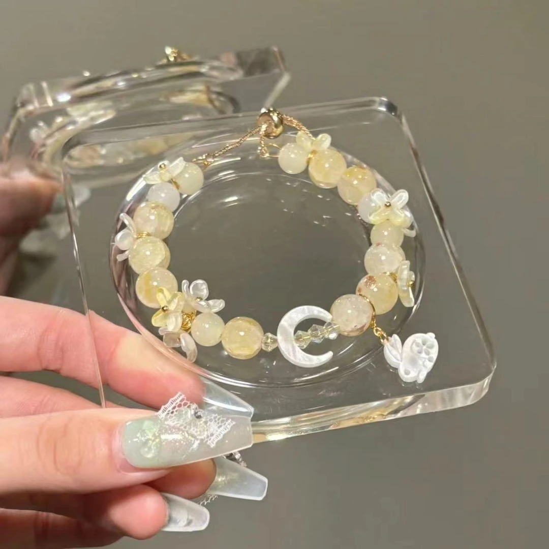 合金手链 「桂兔望月」新中式桂花手链国风小众高级感百搭气质手