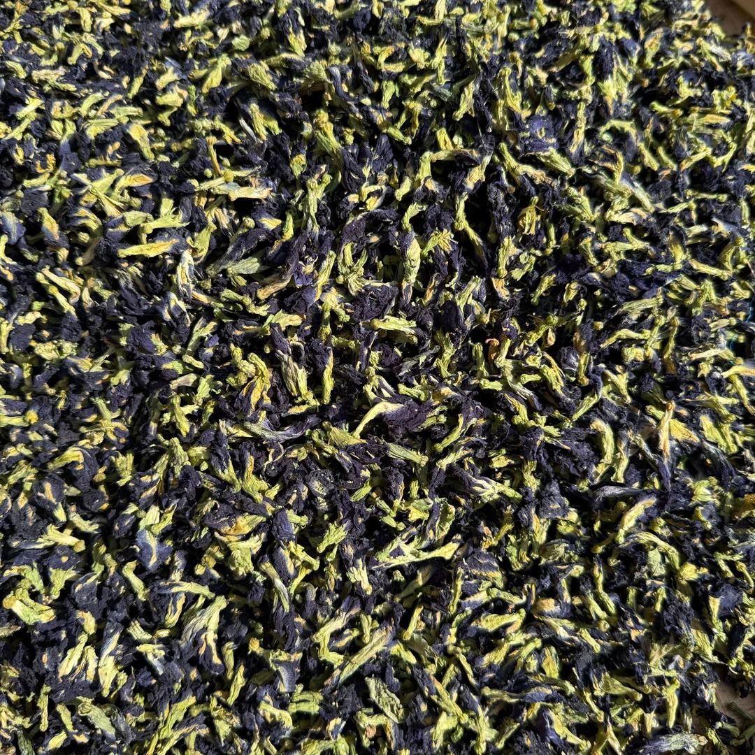 高山 农家 蓝色妖姬  莫奈蓝蝶花