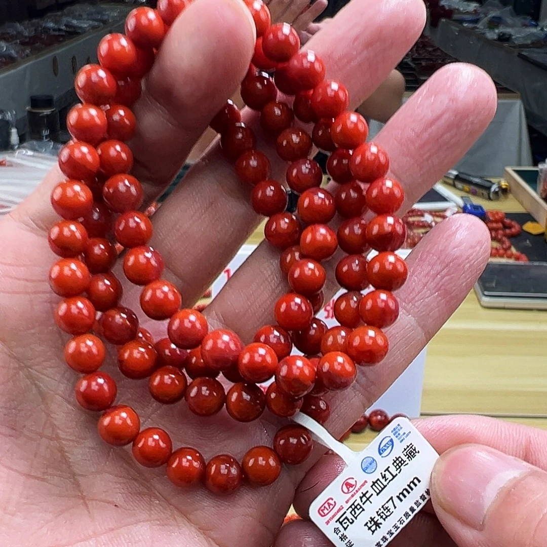 南红玛瑙买未镶嵌7mmmm