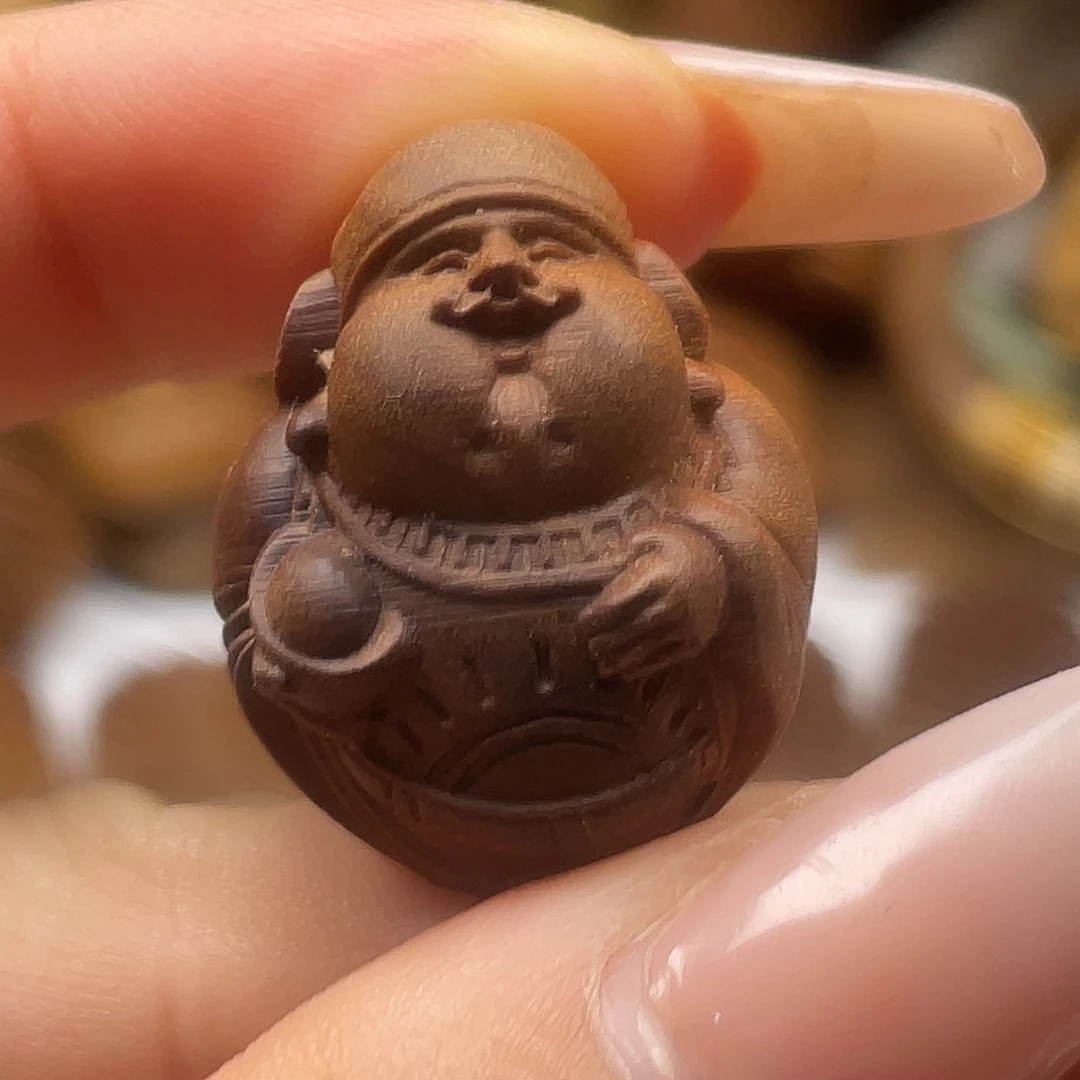 檀香木财神爷老山檀香