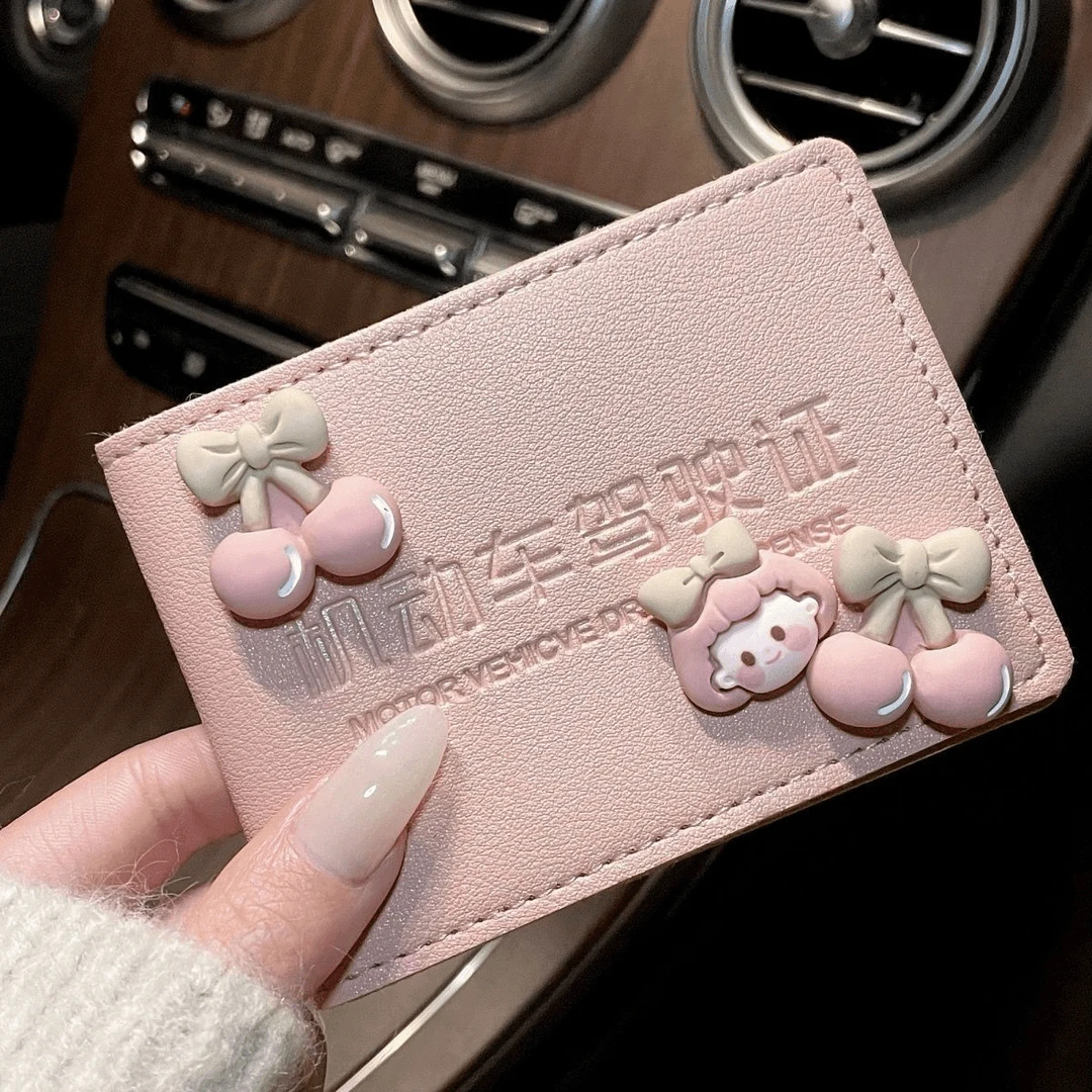 驾驶证套保护套皮套行驶证驾照本网红女生机动车一体卡包多功能