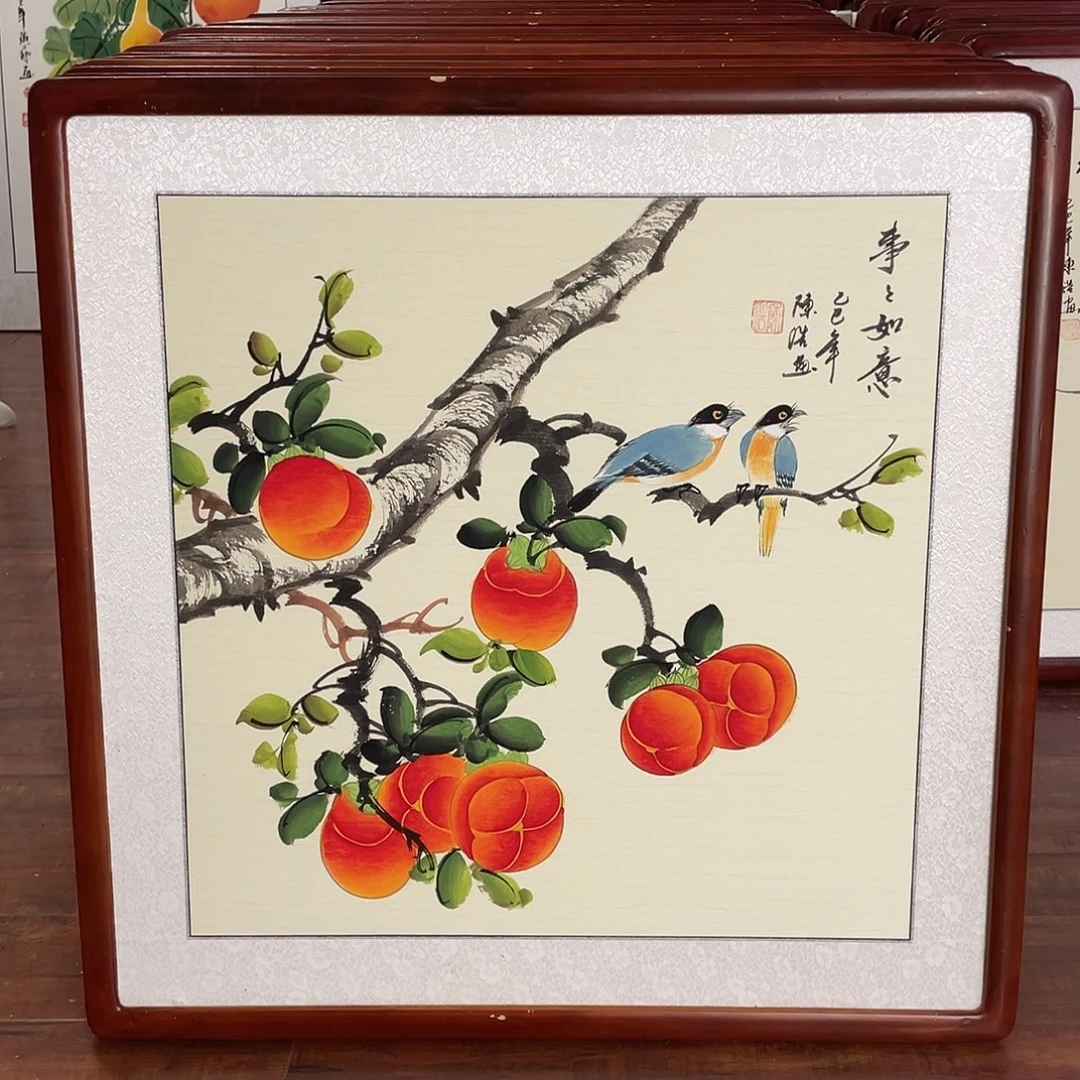 国画带框尺寸63*63厘米