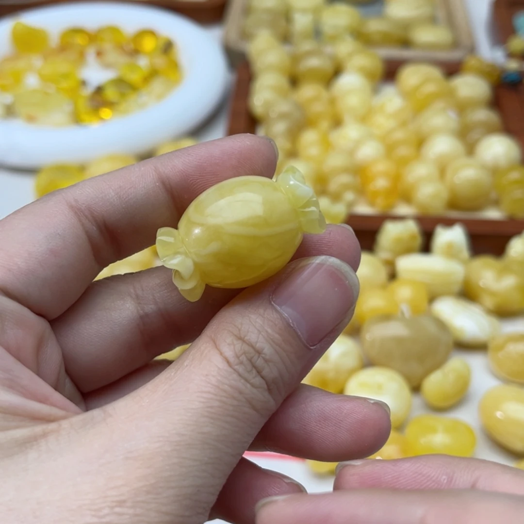 【闪购商品】未镶嵌蜜蜡裸石定制