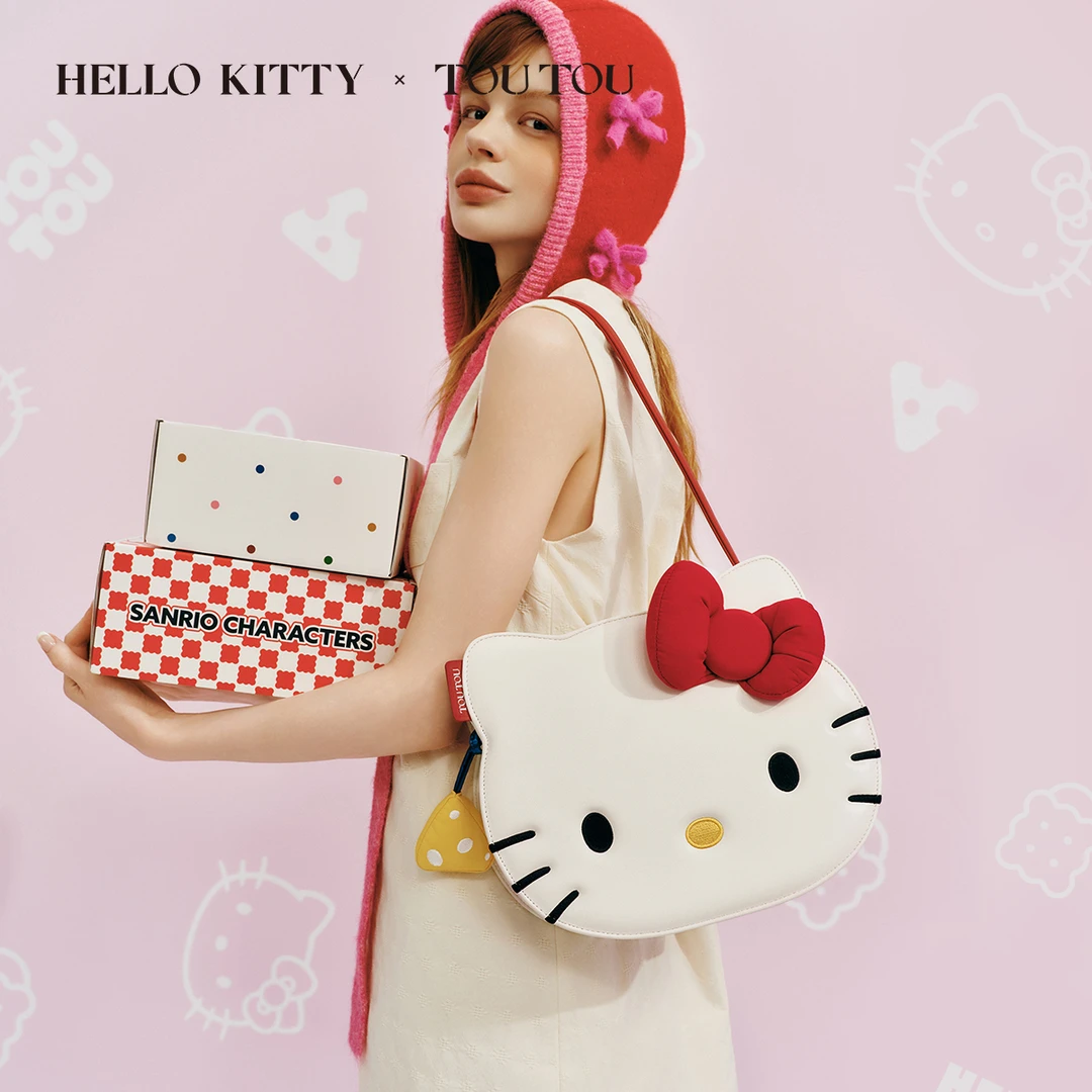 toutou【hellokitty联名】凯蒂猫kt托特包大容量可爱腋下包包女礼物