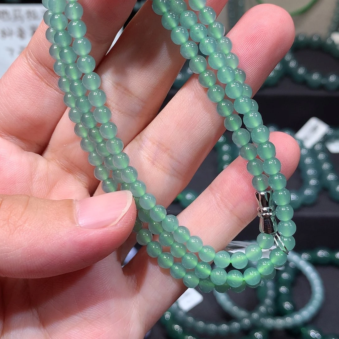 未镶嵌手链翡翠天然a货翡翠项链4.3
