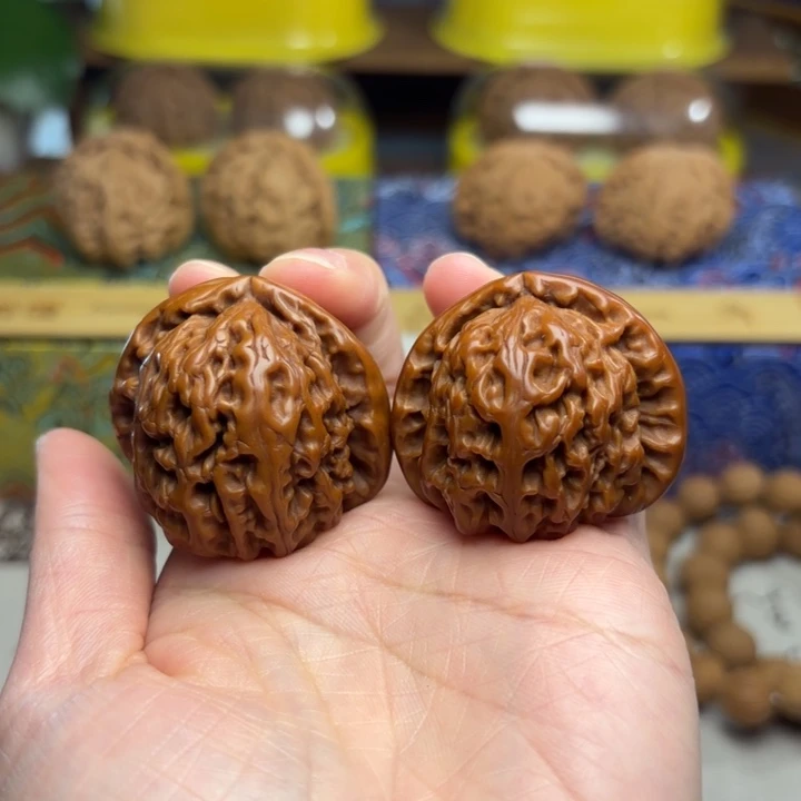 箫***吊坠文玩核桃白狮子