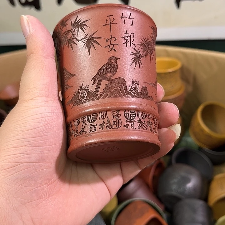 茶杯紫砂全手工紫砂主人杯