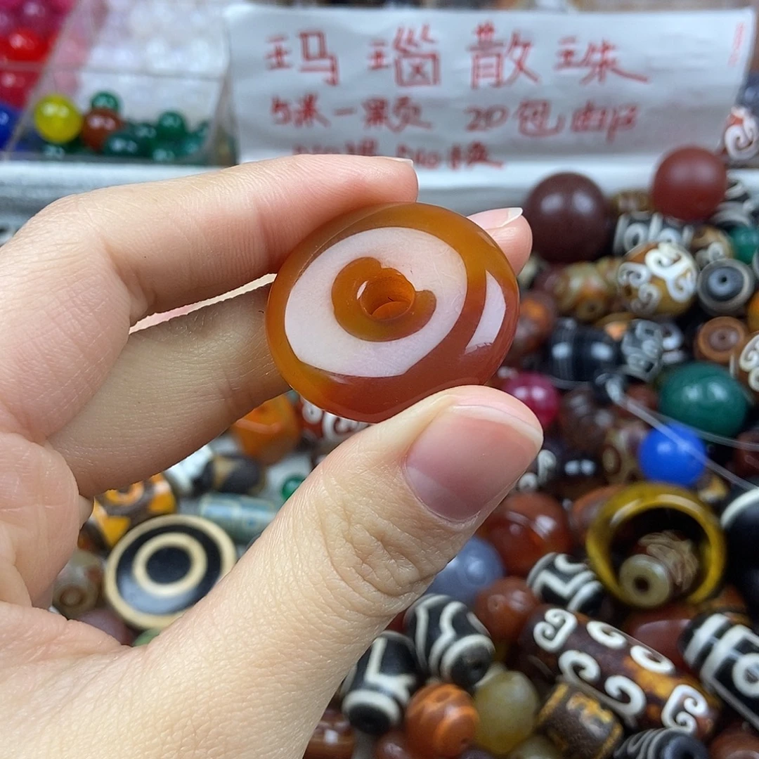 玛瑙/玉髓未镶嵌玛瑙配珠玛瑙散珠