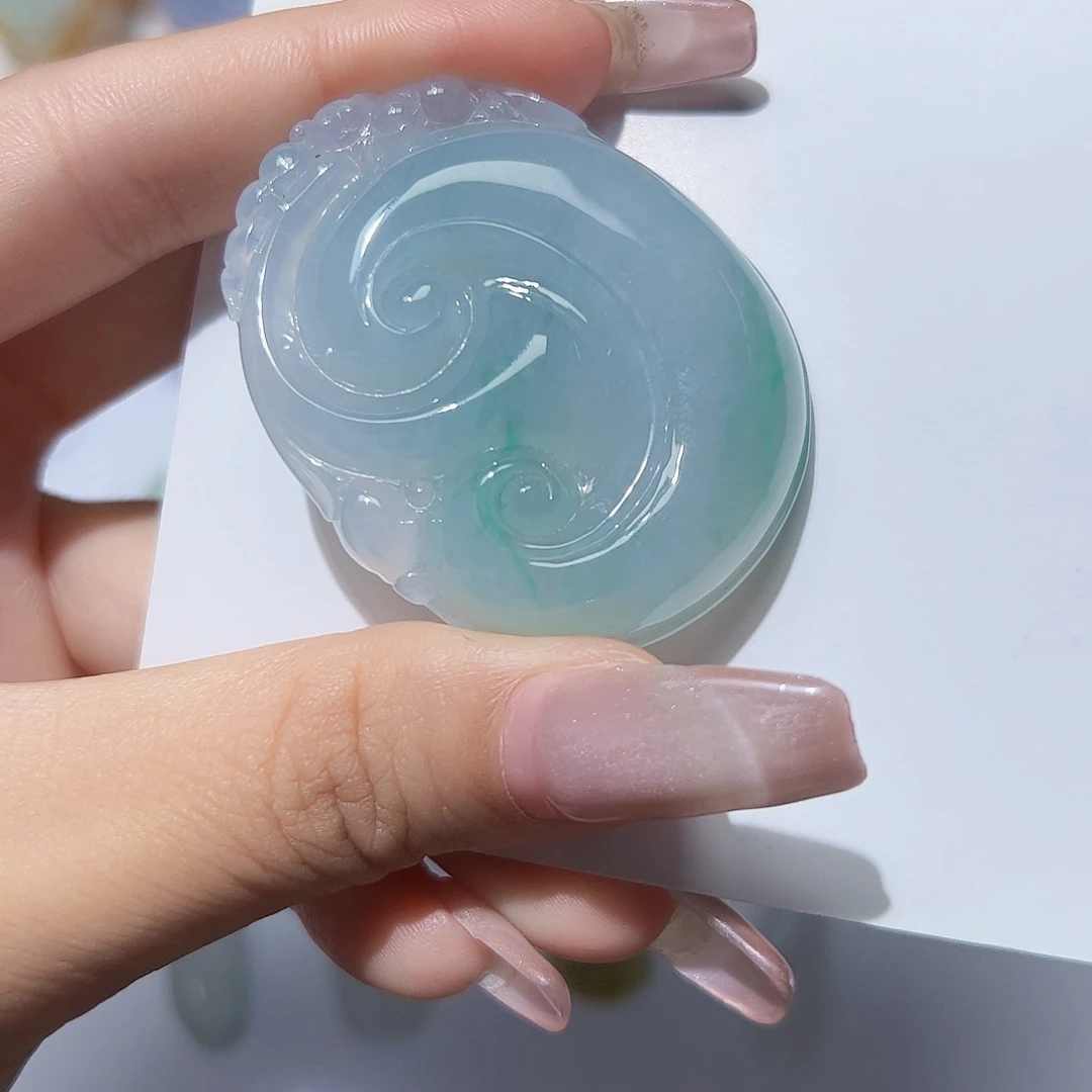 翡翠未镶嵌颈饰天然A货翡翠