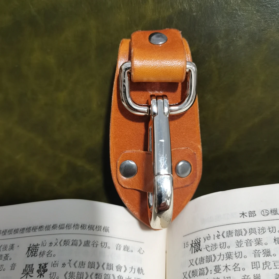 纯手工头层牛皮钥匙扣