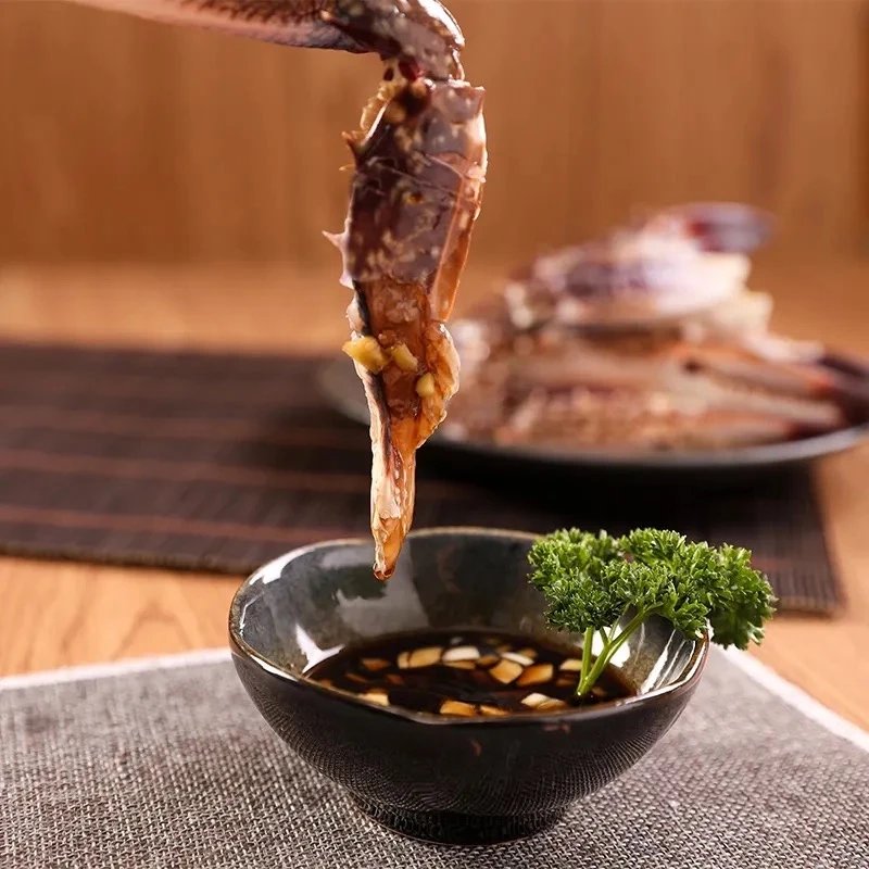 宁波地道生腌蟹钳 酒店特供 新鲜食材宿舍解馋小零食即食小螃蟹零食特色小海鲜休闲小零嘴