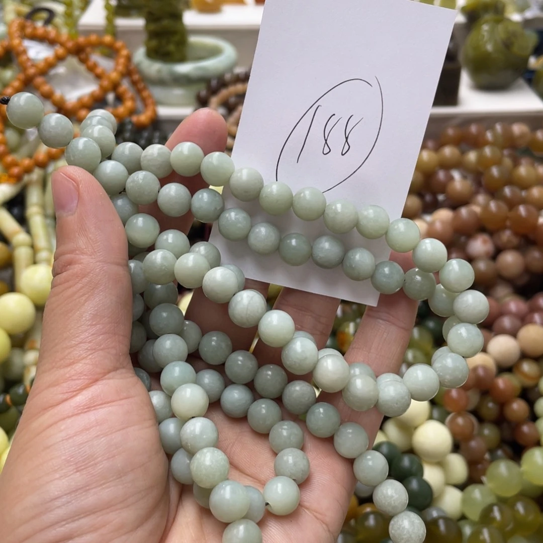 蛇纹石玉手链未镶嵌