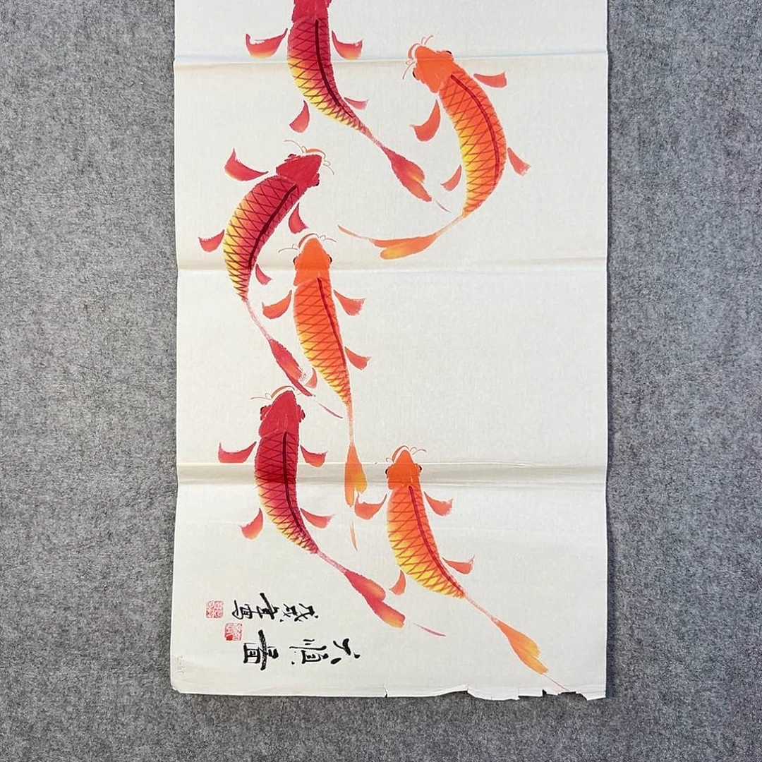 国画679 花鸟在树丛的顶端鸣叫叫声