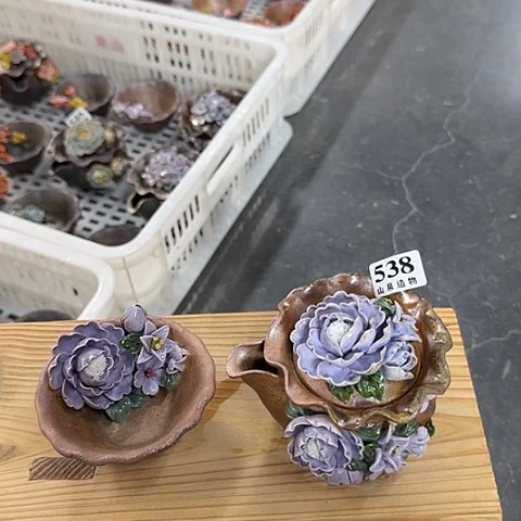 山泉造物手工制作柴烧538一套