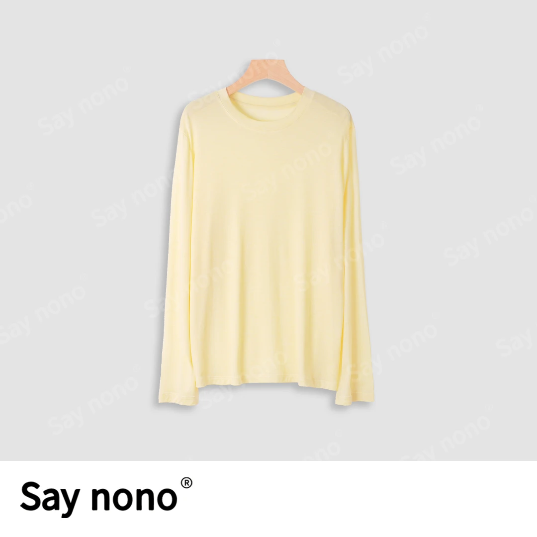 懒猫nono│Saynono 圆领纯色套衫/HD30071