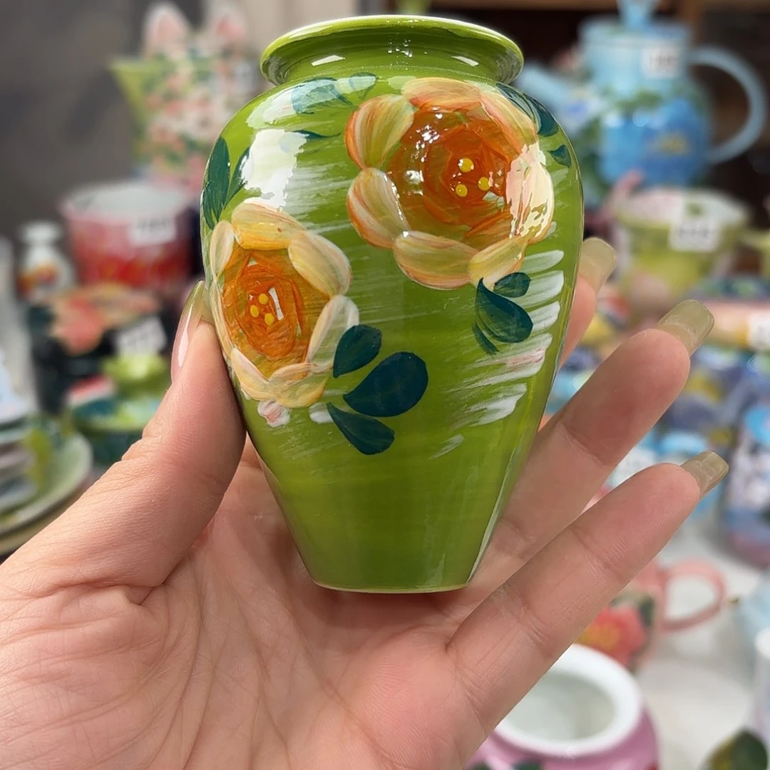 瓷片景德镇手绘高温釉下彩陶瓷茶具