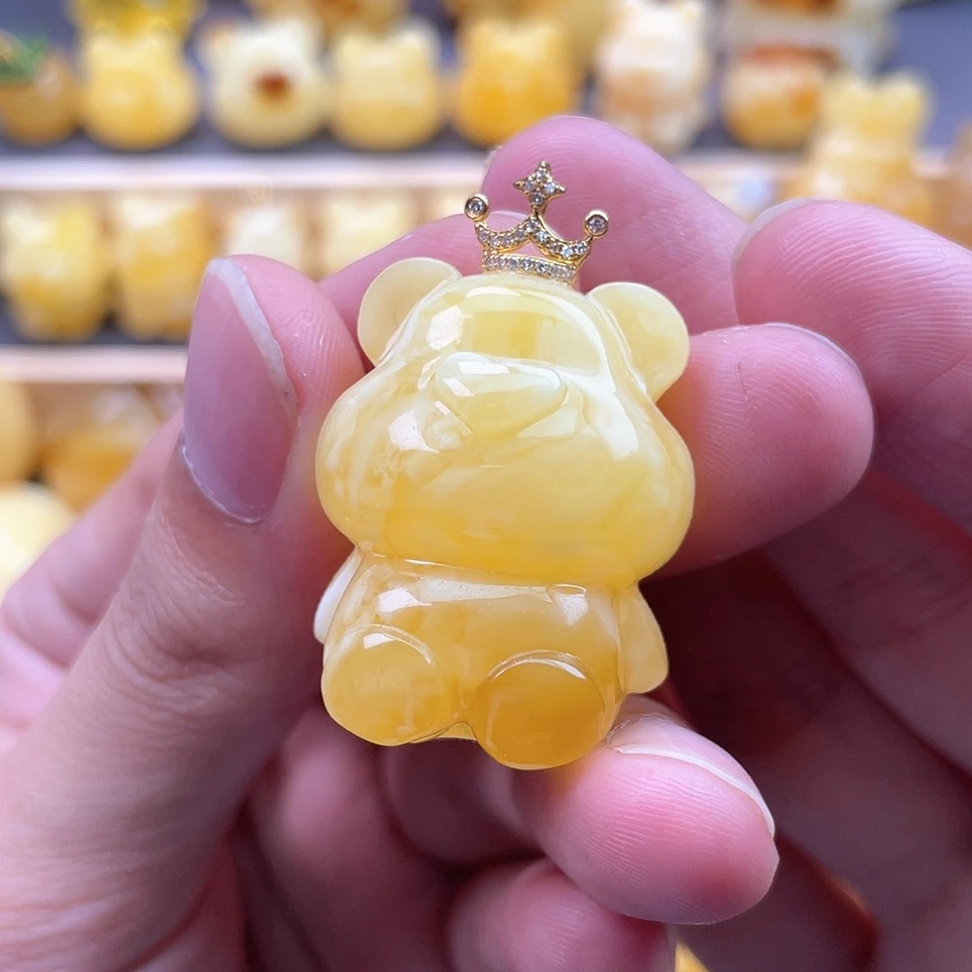 未镶嵌琥珀裸石蜜蜡