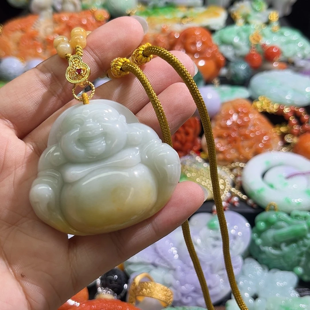 颈饰未镶嵌翡翠待编织