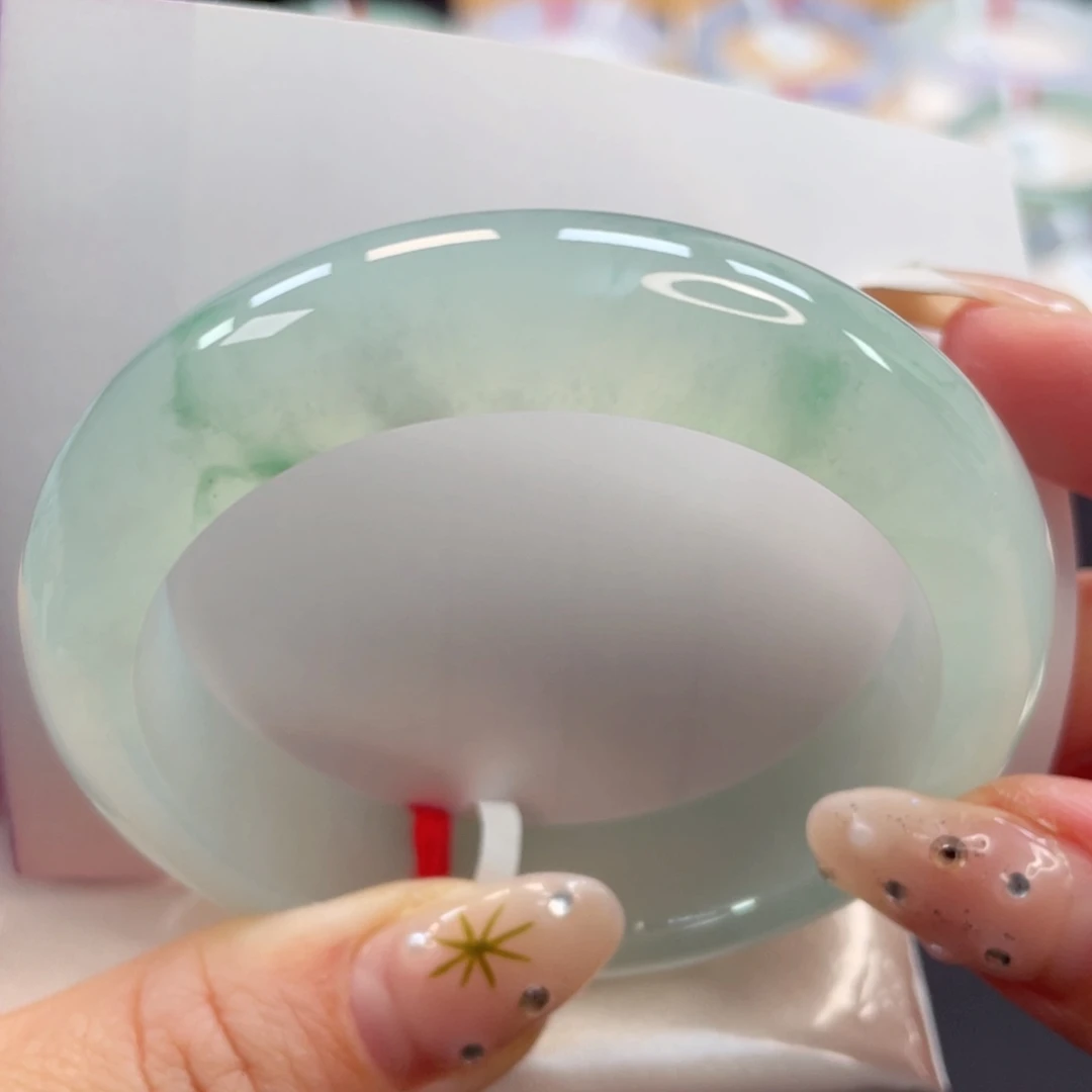 未镶嵌手镯翡翠11号冰芙蓉飘绿