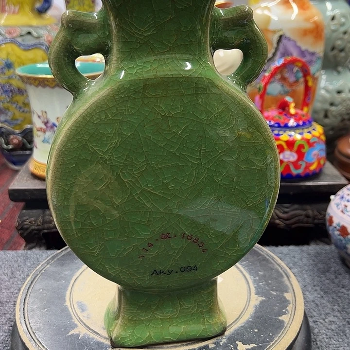 嗡***吽瓷片摆件设计师是什么神仙