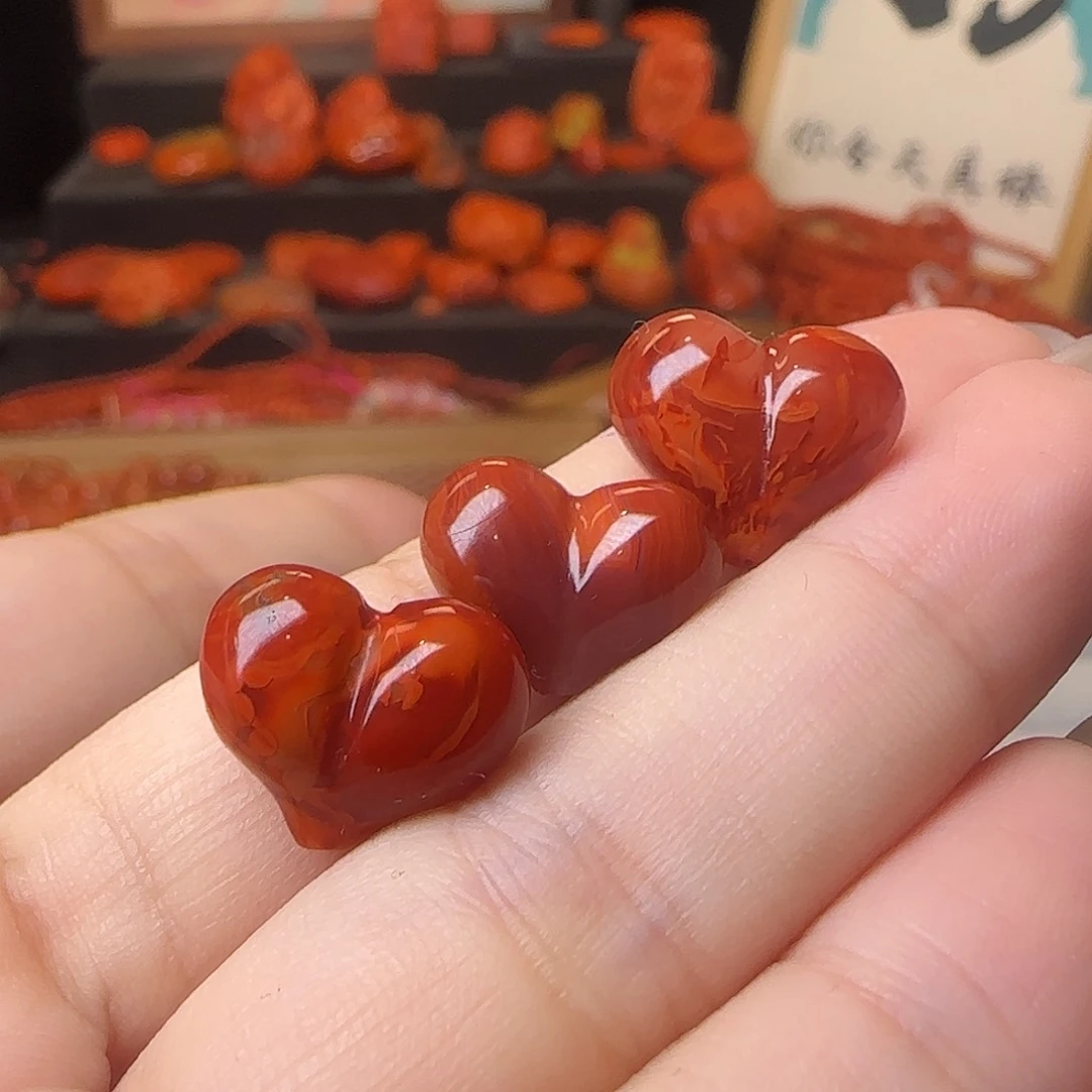 南红玛瑙未镶嵌吊坠(不含链)