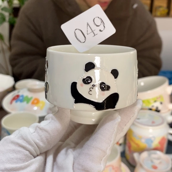 杯景德镇釉下彩手绘