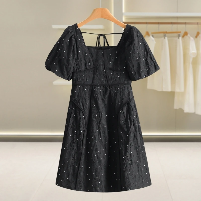 L3139-伍莎服饰云仓百搭时尚新款夏季连衣裙#VZ136L034