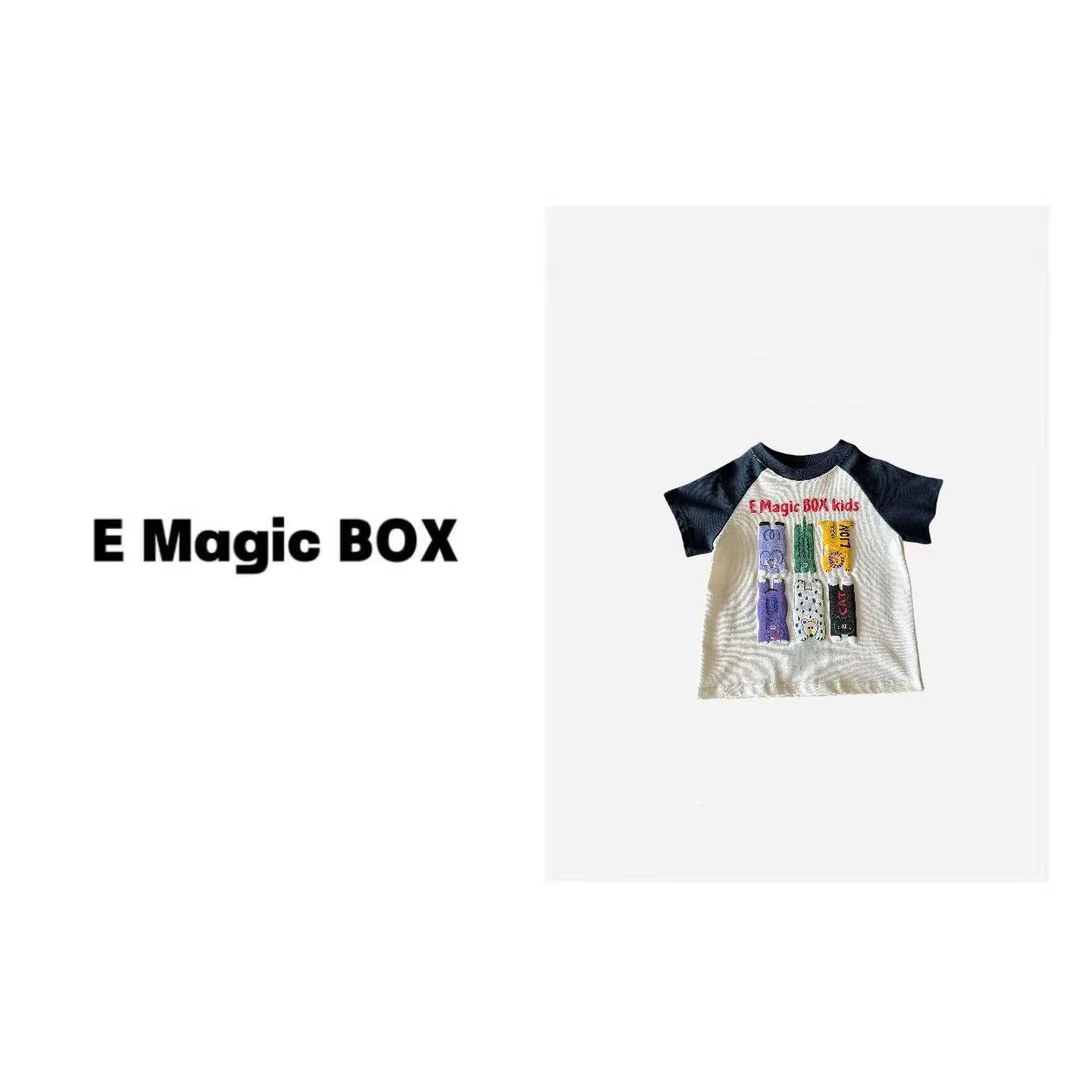 亿洋童装定制”生肖图集"儿童夏季限量款短袖C6010